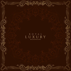 Stylish frame design background