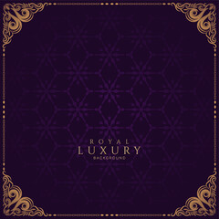 Violet color beautiful frame design background