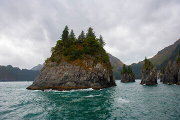 Spiral Cove in Resurrection Bay near Kenai Fjords National Park, Seward, Alaska AK, USA.