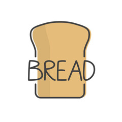 bread word concept- vector illustration