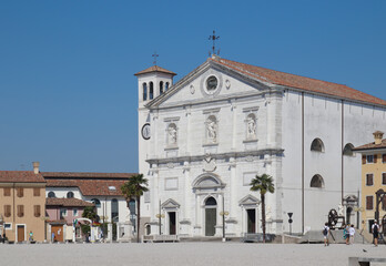 Fototapeta premium Die Kathedrale von Palmanova, Friaul-Julisch-Venetien, Italien