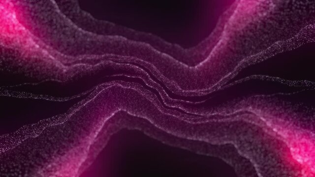 Seamless fractal art in vivid red colors like a volcanic texture.