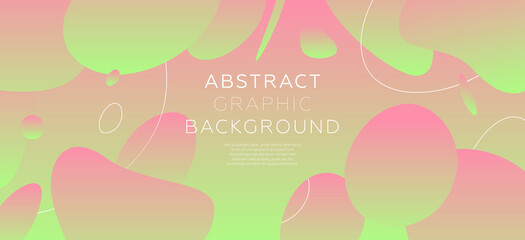 Abstract background with beautiful liquid fluid geometric elements for posters, placards and brochures. Eps10 vector illustration.
