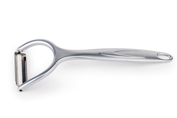 Paring knife on a white isolated background