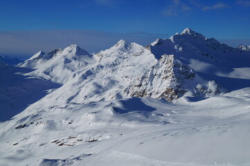 Obraz premium Panorama of mountain landscapes of the CAUCASUS
