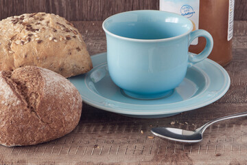 Wholemeal bread, rye, seed and nut buns