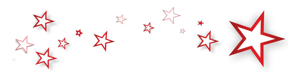 Rot Stern Sterne Star Stars Band Banner Welle Wellen