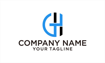 this logo incorporates G&H