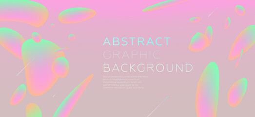 Abstract background with beautiful liquid fluid geometric elements for posters, placards and brochures. Eps10 vector illustration.