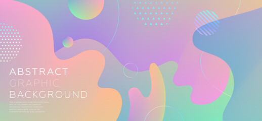 Abstract background with beautiful liquid fluid geometric elements for posters, placards and brochures. Eps10 vector illustration.