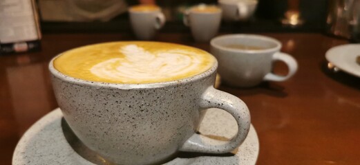 cup of cappuccino