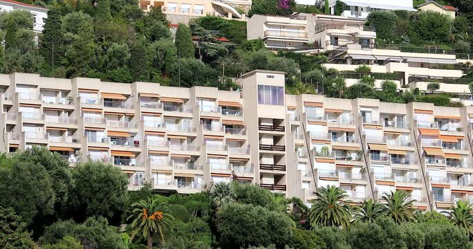 Apartment With Many Balcony Overlooking The Mediterranean Sea On The French Riviera - DCi 4K Resolution