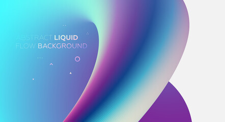 Abstract background with beautiful liquid fluid geometric elements for posters, placards and brochures. Eps10 vector illustration.