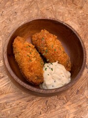 カキフライ　養殖　揚げ物　タルタル
