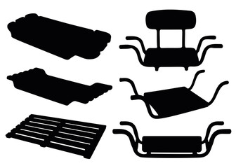 Bathroom seat included.