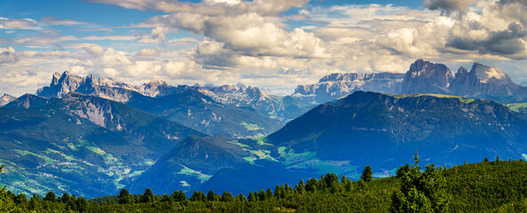 view at the rittner horn in italy - near bozen