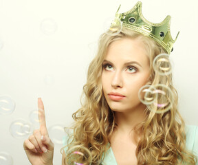 woman in crown