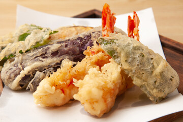 天ぷらの盛り合わせ