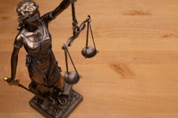 law figure bronze justice right