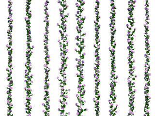 3d Render Brush Tree Isolated  on white