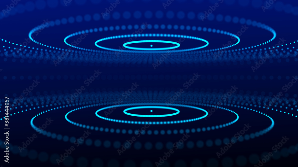 Poster abstract background with connecting dots and lines. futuristic particles background. big data visual