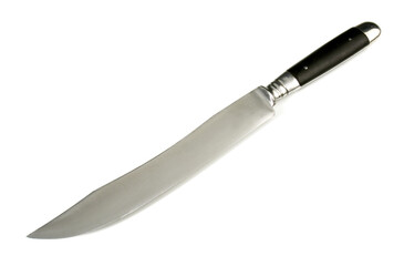 Unique single Carving Knife isolated on white Background