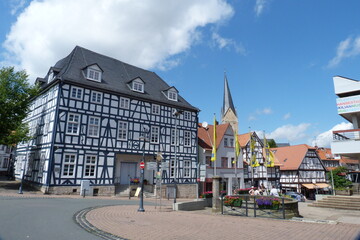 Obraz premium Klosterstraße Korbach Reichsstadt und Hansestadt