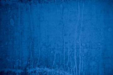 Old wall pattern texture cement blue dark abstract  blue color design are light with black gradient background.