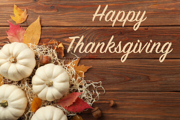 beautiful thanksgiving background top view