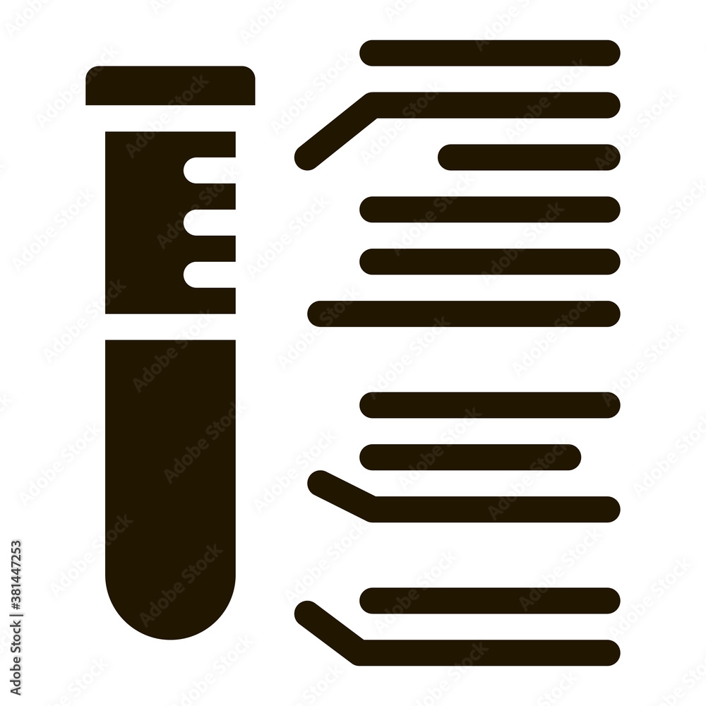 Poster laboratory flask machine glyph icon vector. laboratory flask sign. isolated symbol illustration