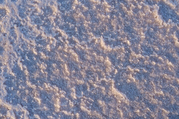 Crystals of pink salt natural background