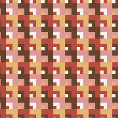 Seamless green yellow cross gentle pattern vector