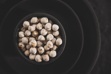fresh and delicious chickpeas on the table