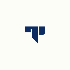 TP logo vector alphabet PT icon illustrations