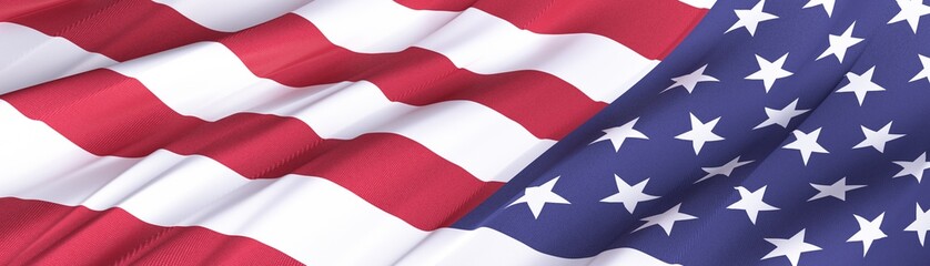 flag of the states of america digital illustration