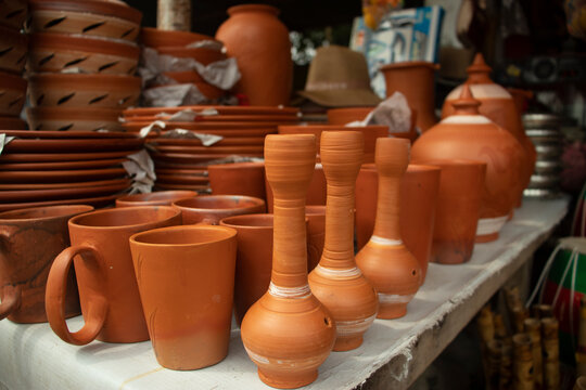 Handicrafts the burnt earthenware