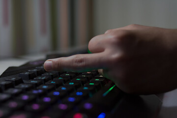 Dedo teclado