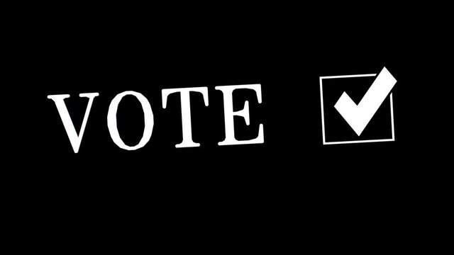 VOTE. United States of America presidential election democracy holiday concept digital composition	