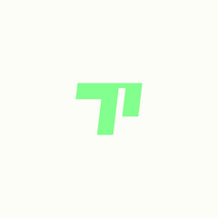 Obraz premium TP logo vector alphabet PT icon illustrations