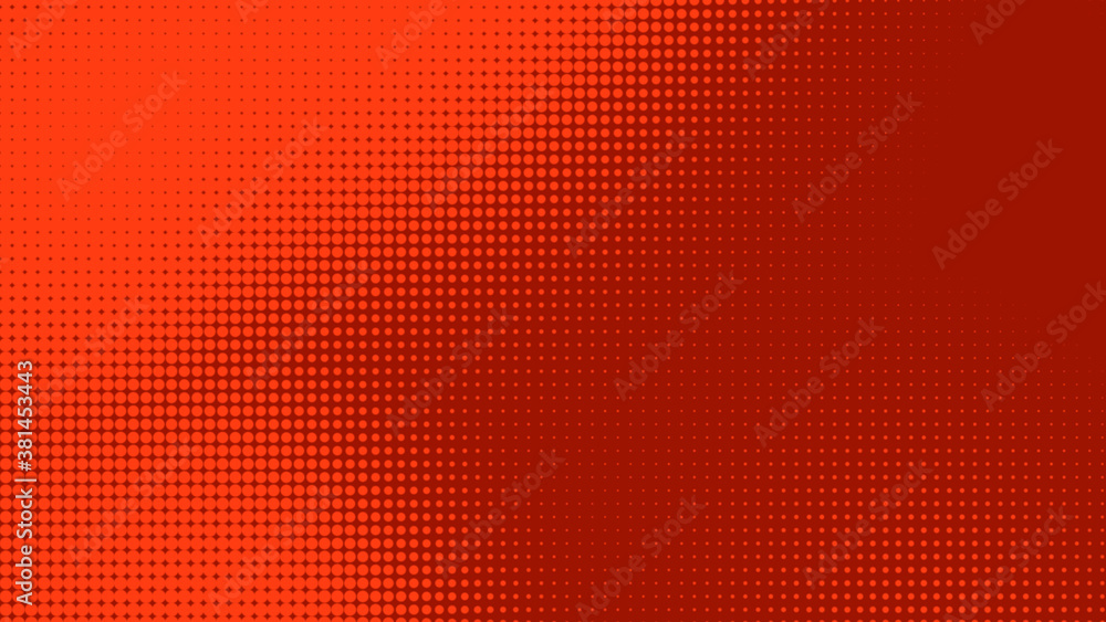 Poster dots halftone red purple color pattern gradient texture with technology digital background. dots pop