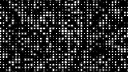 Dot white black pattern gradient texture background. Abstract  technology big data digital background. 3d rendering.