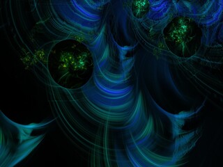 Imaginatory fractal background Image
