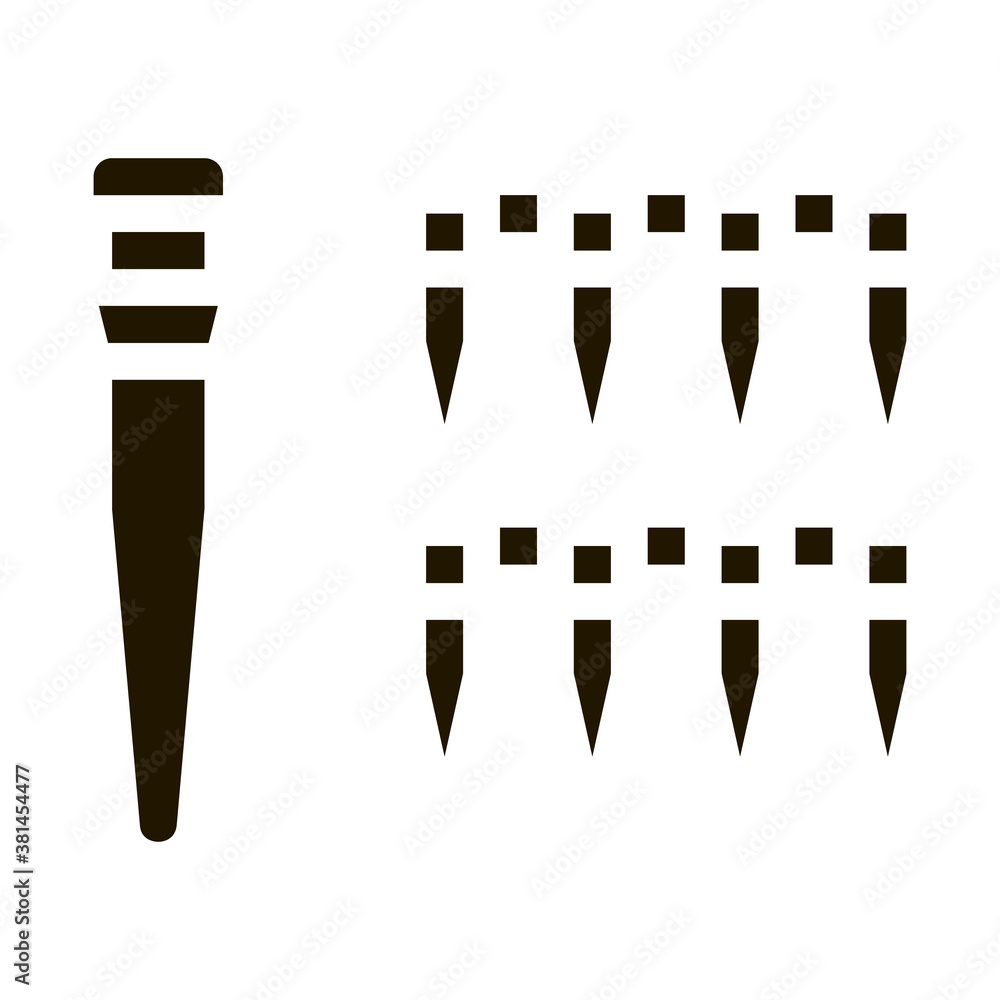 Poster flask paternity analysis glyph icon vector. flask paternity analysis sign. isolated symbol illustrat