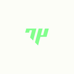 TP logo vector alphabet PT icon illustrations
