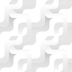 Gray abstract pattern; 3d monochrome seamless pattern; architectural concept
