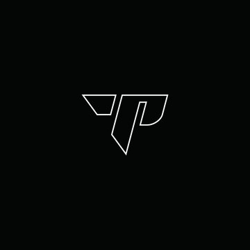 TP logo line art vector icon illustrations