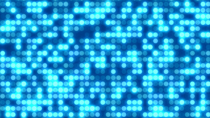 Dot  white blue pattern screen led light gradient texture background. Abstract  technology big data digital background. 3d rendering.