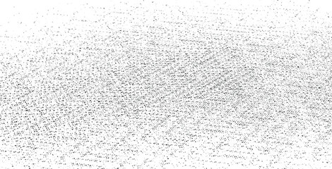 Vector fabric texture. Distressed texture of weaving fabric. Grunge background. Abstract halftone vector illustration. Overlay to create interesting effect and depth. Black isolated on white. EPS10.