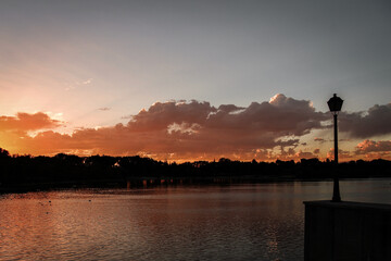 Atardecer en Polvoranca
