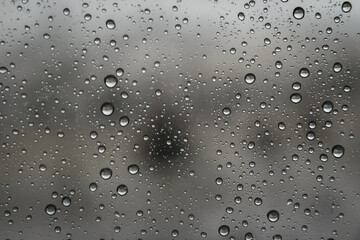 Gotas sobre el cristal